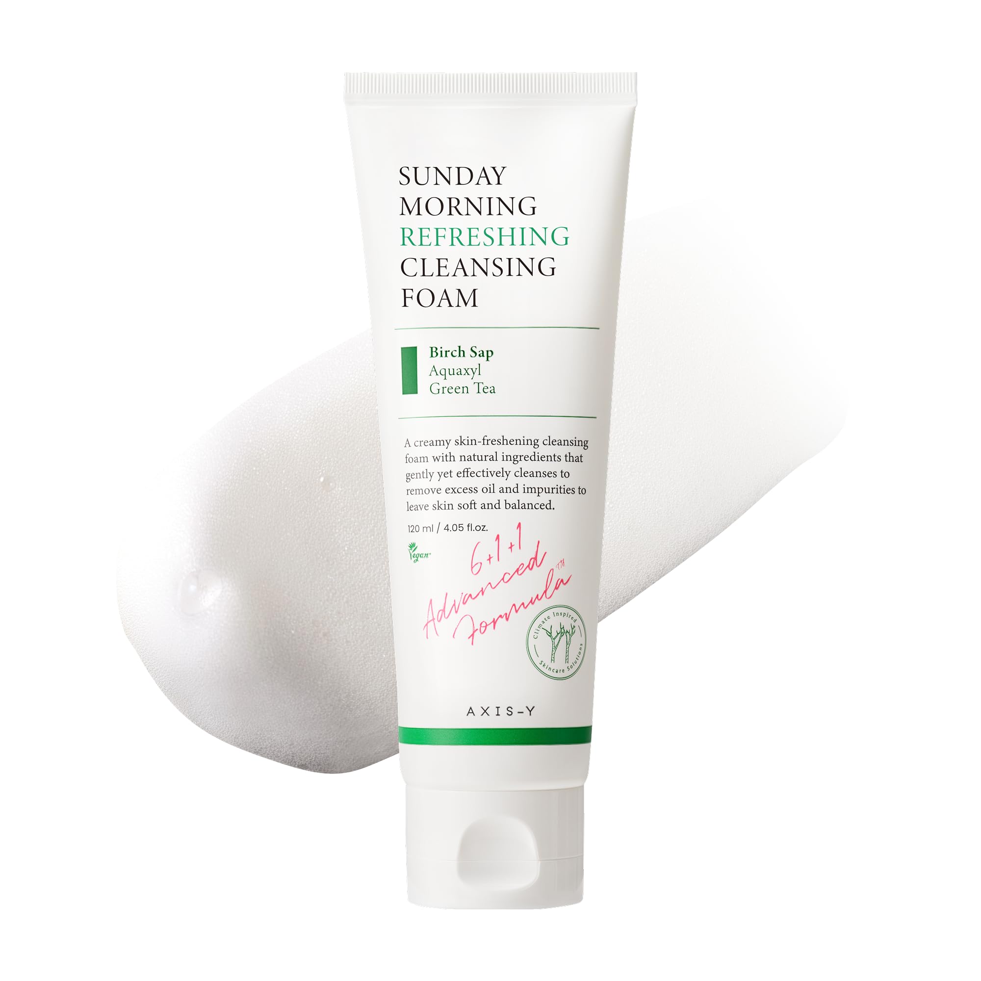 AXIS-Y Sunday Morning Refreshing Cleansing Foam Lebanon Korean gentle daily face wash fresh skincare