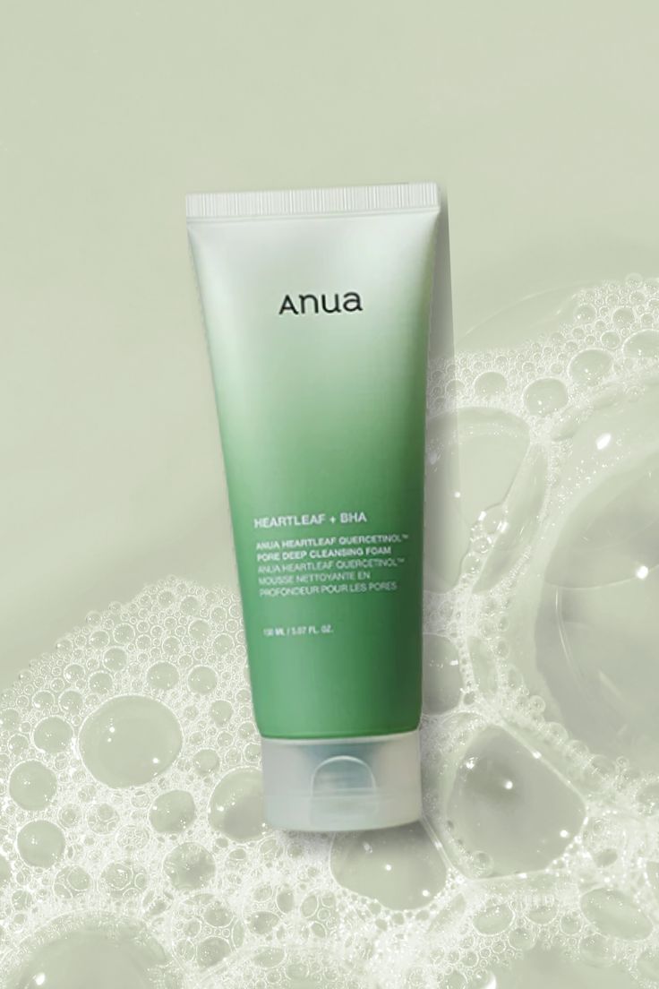 ANUA Heartleaf Quercetinol Pore Deep Cleansing Foam Lebanon Korean deep pore acne cleanser skincare oily skin