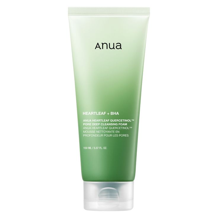 ANUA Heartleaf Quercetinol Pore Deep Cleansing Foam Lebanon Korean deep pore acne cleanser skincare oily skin