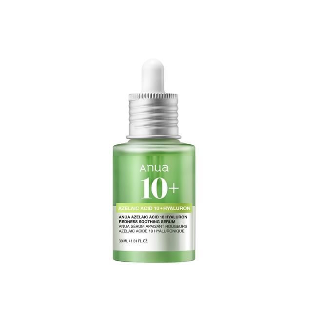ANUA Azelaic Acid 10% Hyaluron Redness Soothing Serum Lebanon Korean anti redness acne soothing serum skincare