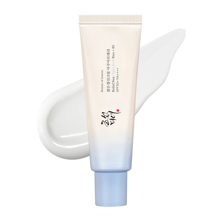 BEAUTY OF JOSEON Relief Sun Aqua-fresh Rice + B5 SPF50+ PA++++ Lebanon Korean hydrating gel sunscreen skincare