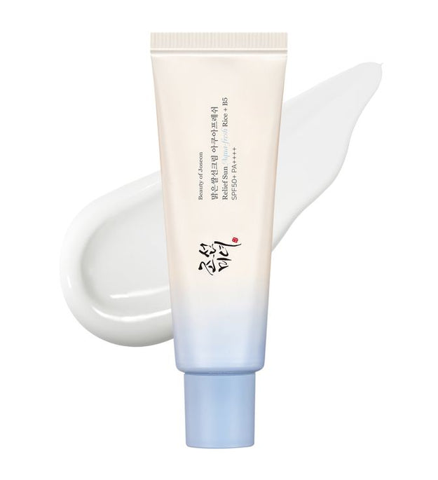 BEAUTY OF JOSEON Relief Sun Aqua-fresh Rice + B5 SPF50+ PA++++ Lebanon Korean hydrating gel sunscreen skincare