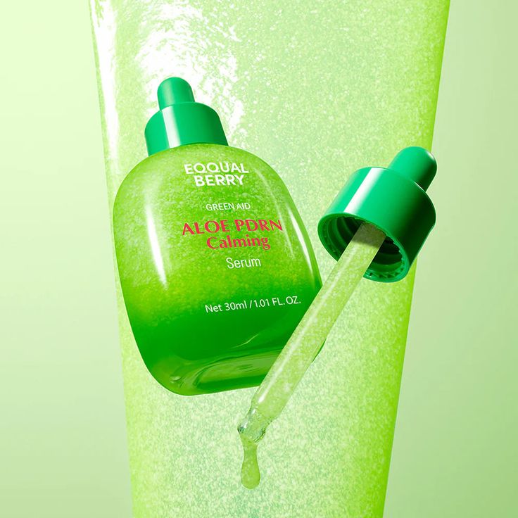 EQQUALBERRY Green Aid Aloe PDRN Calming Serum Lebanon Korean soothing redness repair serum skincare