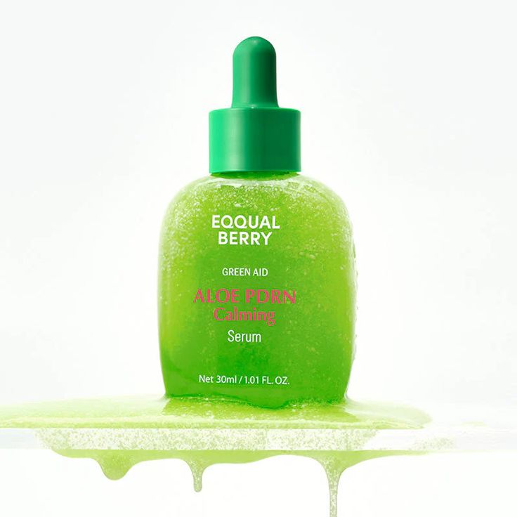 EQQUALBERRY Green Aid Aloe PDRN Calming Serum Lebanon Korean soothing redness repair serum skincare