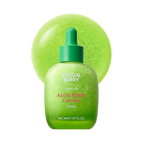 EQQUALBERRY Green Aid Aloe PDRN Calming Serum Lebanon Korean soothing redness repair serum skincare