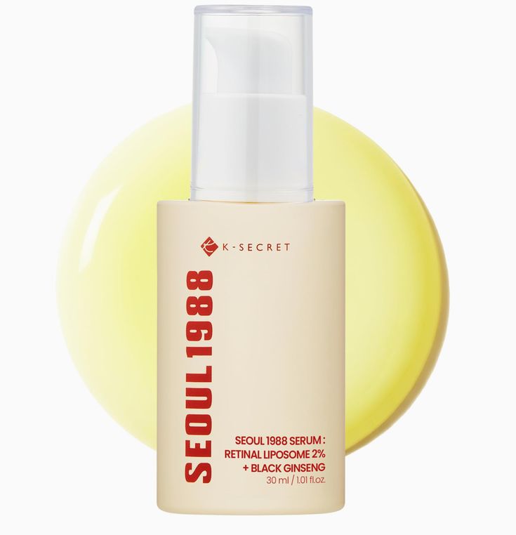 SEOUL 1988 Serum Retinal Liposome 2% Black Ginseng Lebanon Korean anti aging skincare serum wrinkles