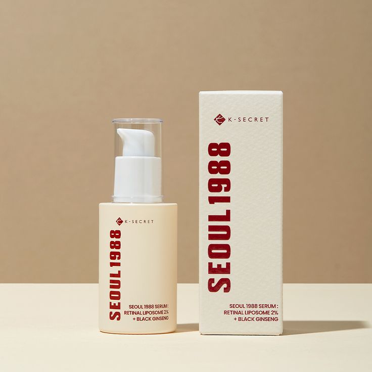 SEOUL 1988 Serum Retinal Liposome 2% Black Ginseng Lebanon Korean anti aging skincare serum wrinkles
