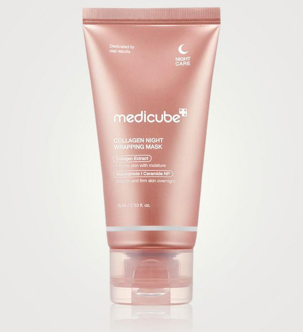 MEDICUBE Collagen Night Wrapping Mask Lebanon Korean overnight firming sleeping mask collagen skincare glow