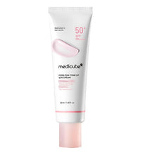 MEDICUBE PDRN Pink Tone Up Sun Cream SPF 50+ PA++++ Lebanon Korean tone up glow sunscreen skincare