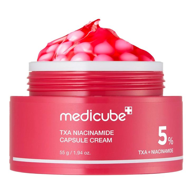 MEDICUBE TXA Niacinamide Capsule Cream Lebanon Korean brightening skincare dark spots cream pigmentation