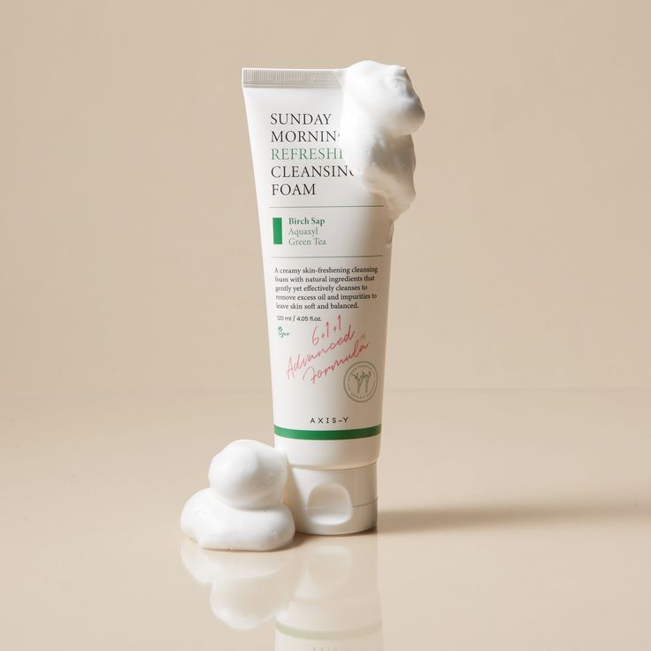 AXIS-Y Sunday Morning Refreshing Cleansing Foam Lebanon Korean gentle daily face wash fresh skincare
