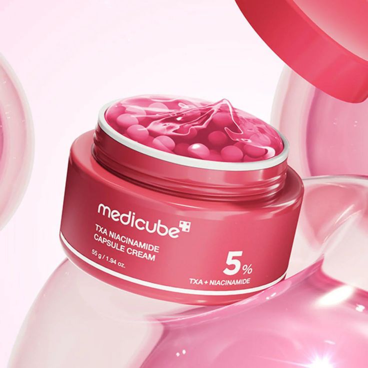 MEDICUBE TXA Niacinamide Capsule Cream Lebanon Korean brightening skincare dark spots cream pigmentation