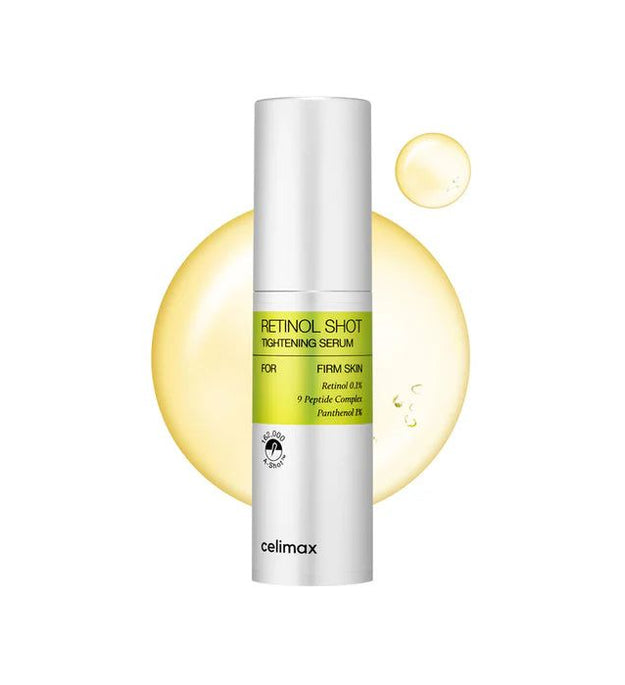 CELIMAX Retinol Shot Tightening Serum Lebanon Korean anti aging retinol firming serum skincare wrinkles