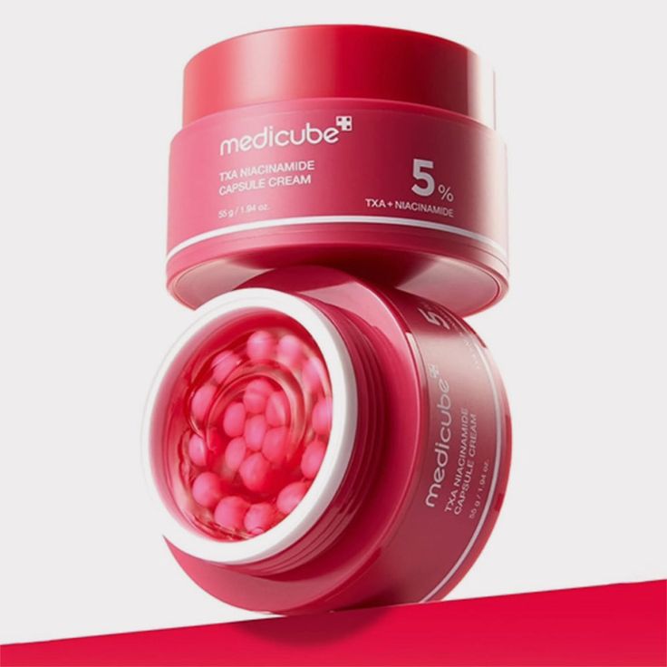 MEDICUBE TXA Niacinamide Capsule Cream Lebanon Korean brightening skincare dark spots cream pigmentation