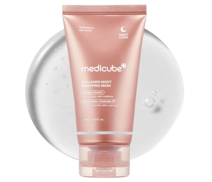 MEDICUBE Collagen Night Wrapping Mask Lebanon Korean overnight firming sleeping mask collagen skincare glow