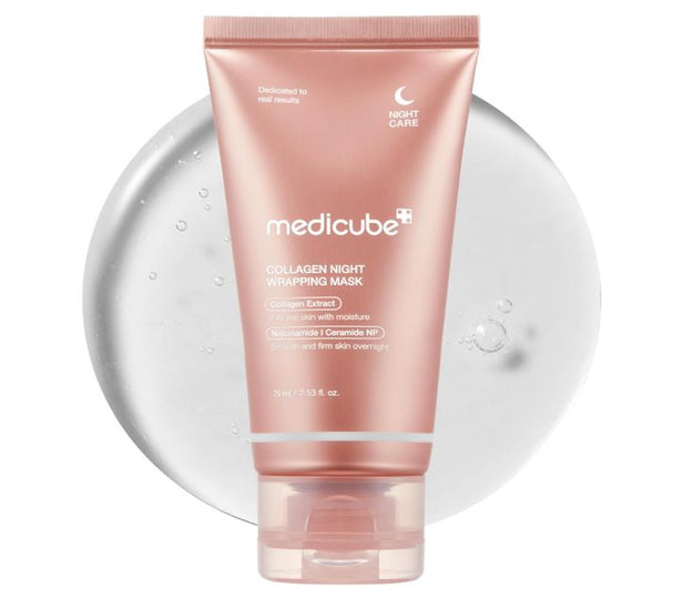 MEDICUBE Collagen Night Wrapping Mask Lebanon Korean overnight firming sleeping mask collagen skincare glow