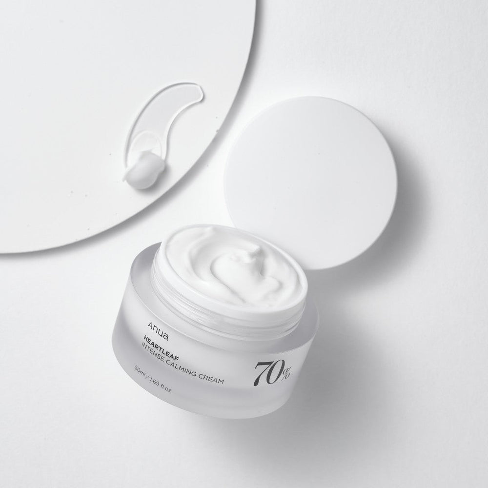 ANUA Heartleaf Intense Calming Cream Lebanon Korean soothing moisturizer redness relief skincare