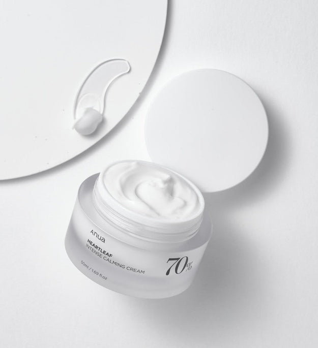 ANUA Heartleaf Intense Calming Cream Lebanon Korean soothing moisturizer redness relief skincare