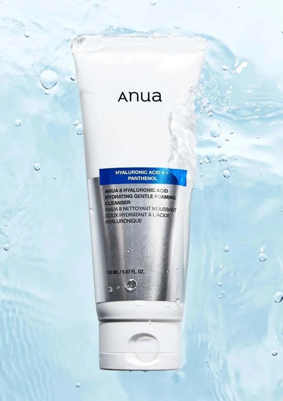 ANUA 8 Hyaluronic Acid Gentle Foaming Cleanser Lebanon Korean hydrating skincare face wash