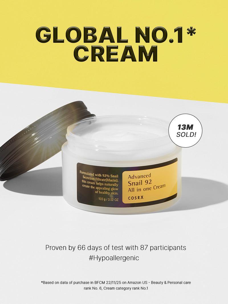 COSRX Advanced Snail 92 All in One Cream Lebanon Korean snail mucin repair hydrating moisturizer skincare