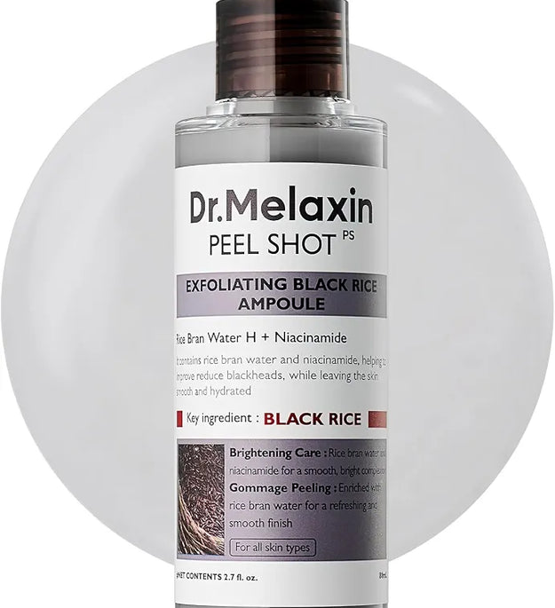 Dr.Melaxin Peel Shot Black Rice Exfoliating Ampoule Lebanon