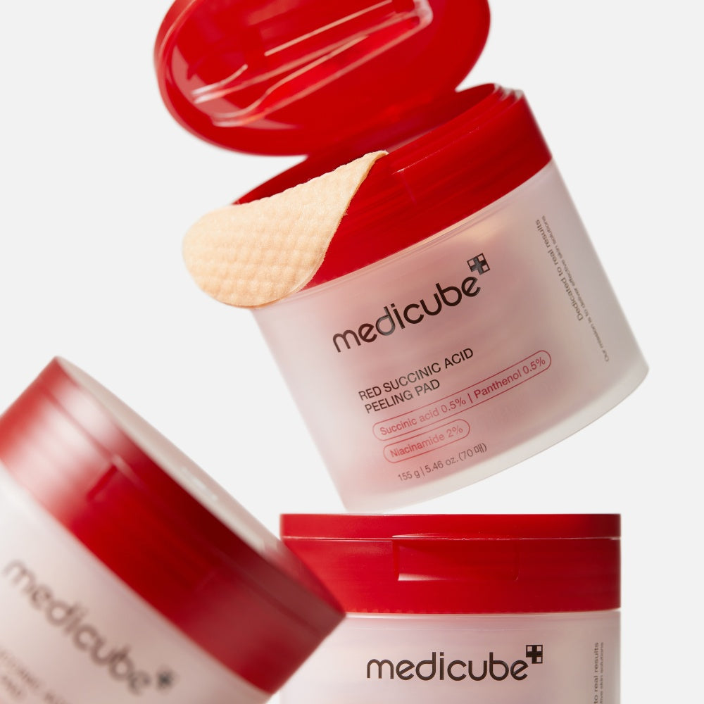 medicube red succinic acid peeling pads lebanon