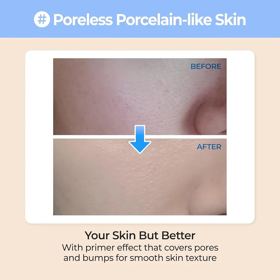 NUMBUZIN Porcelain Base Skip Tone Up Beige Korean tone-up base in lebanon