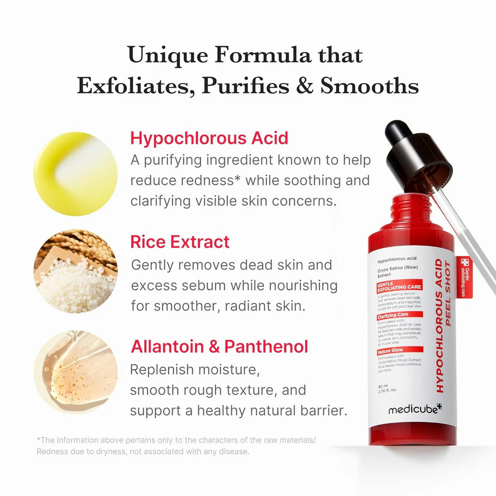 medicube hypochlorous acid peel shot lebanon