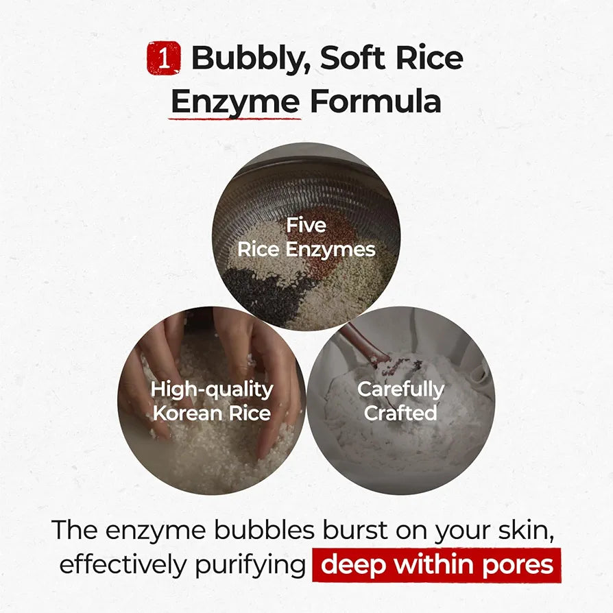 NUMBUZIN No.3 Rice Enzyme Skin Softening Cleansing Foam Korean facial cleanser in lebanon