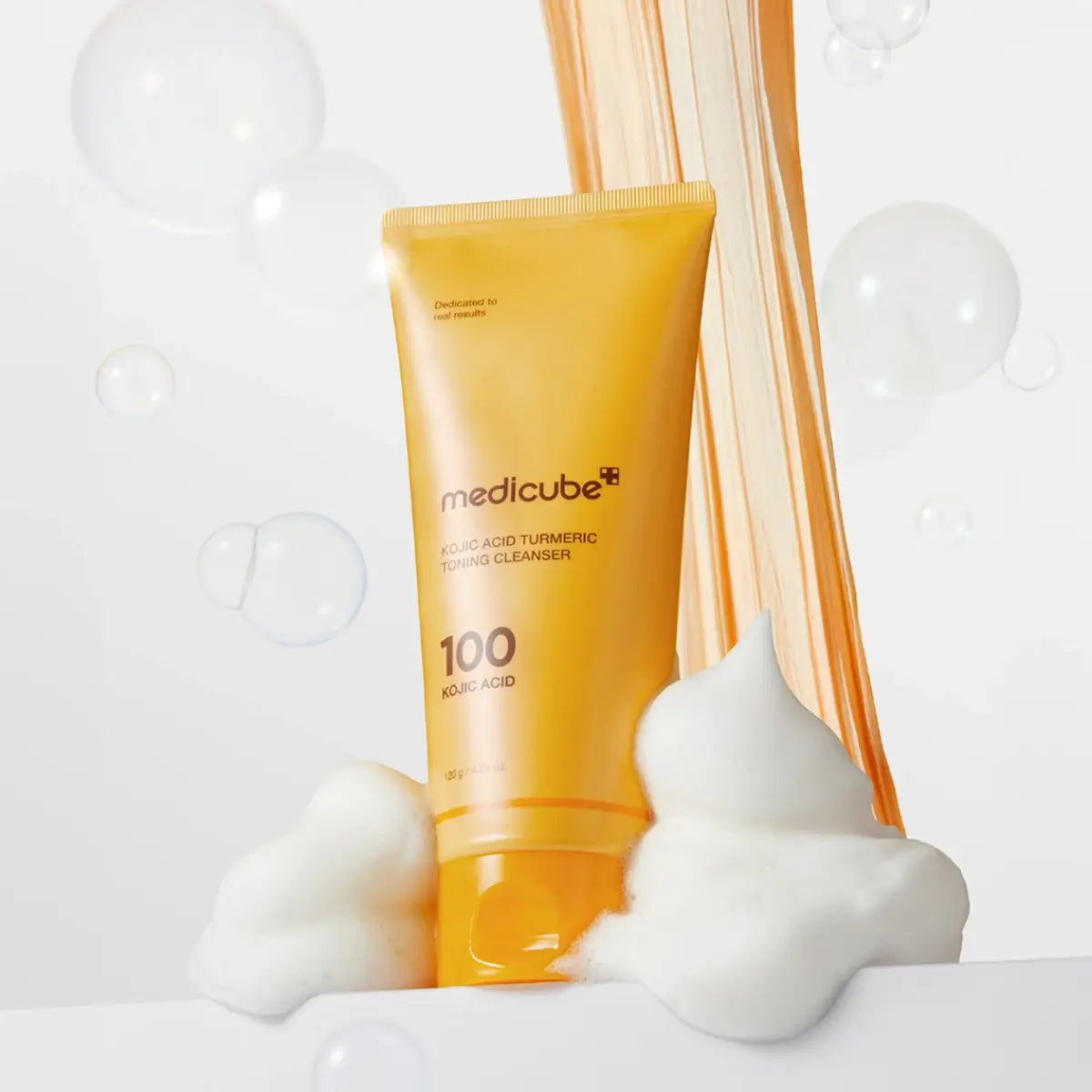 MEDICUBE Kojic Acid Turmeric Toning Cleanser Lebanon Korean brightening skincare face wash dark spots