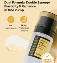 COSRX Advanced Snail Radiance Dual Essence Lebanon Korean hydrating repairing skincare essence glow