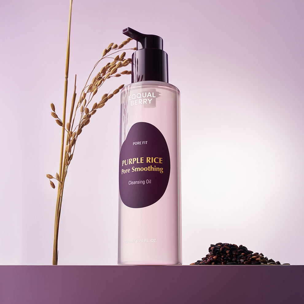 eqqualberry purple rice pore smoothing cleansing oil lebanon