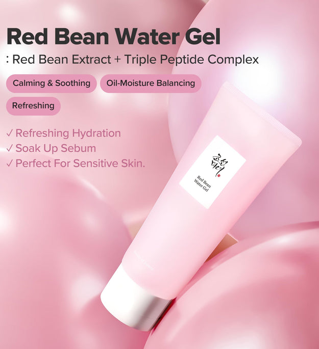 BEAUTY OF JOSEON Red Bean Water Gel Lebanon Korean lightweight gel moisturizer oil control skincare