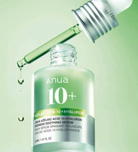 ANUA Azelaic Acid 10% Hyaluron Redness Soothing Serum Lebanon Korean anti redness acne soothing serum skincare