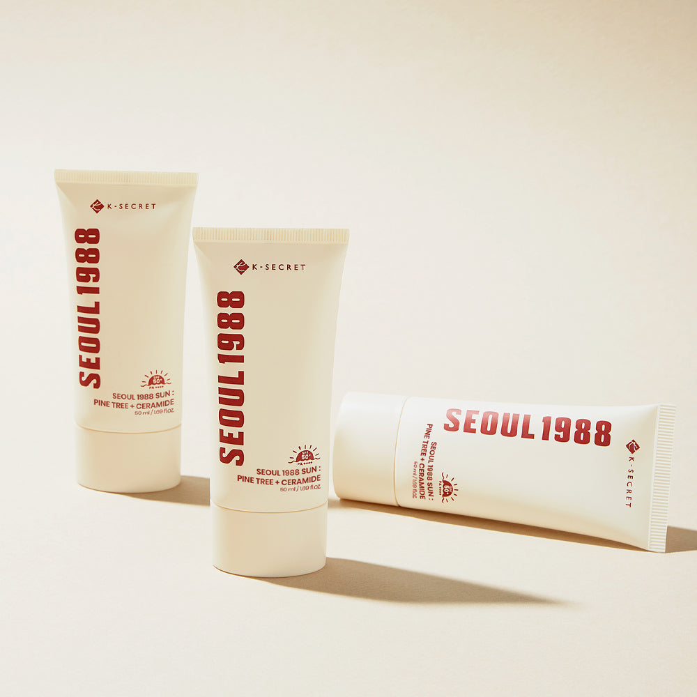 SEOUL 1988 Sun Pine Tree Ceramide Sunscreen Lebanon Korean SPF skincare sun protection