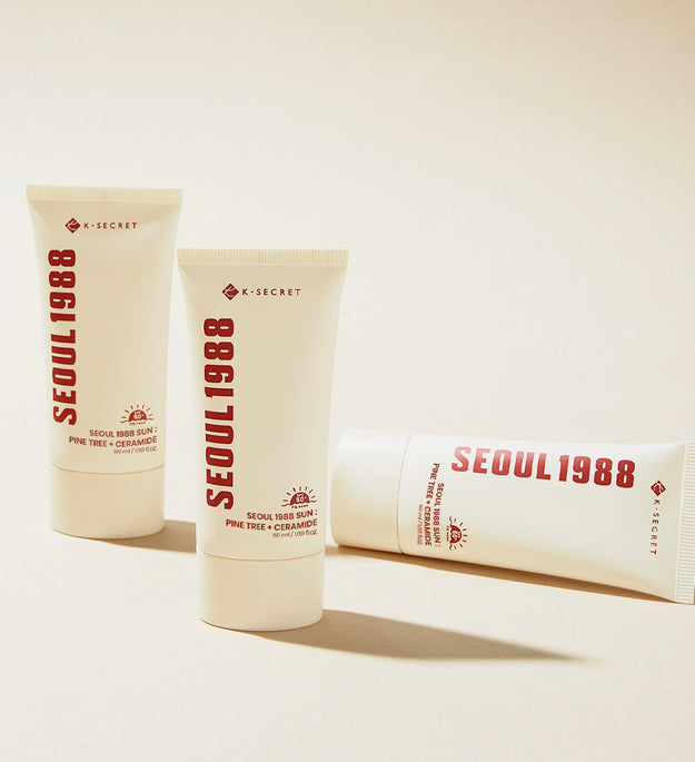 SEOUL 1988 Sun Pine Tree Ceramide Sunscreen Lebanon Korean SPF skincare sun protection