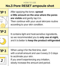 NUMBUZIN No.3 Pore Reset Ampoule Shot Korean pore-minimizing serum in lebanon