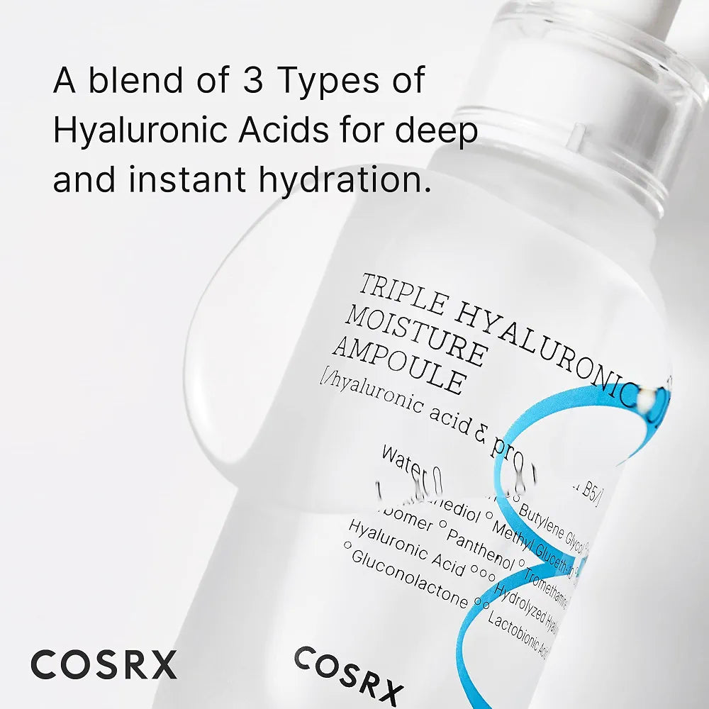 COSRX Triple Hyaluronic Moisture Ampoule for deep hydration – Korean skincare Lebanon