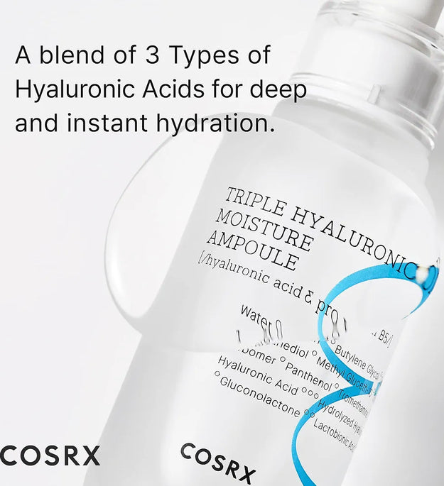 COSRX Triple Hyaluronic Moisture Ampoule for deep hydration – Korean skincare Lebanon