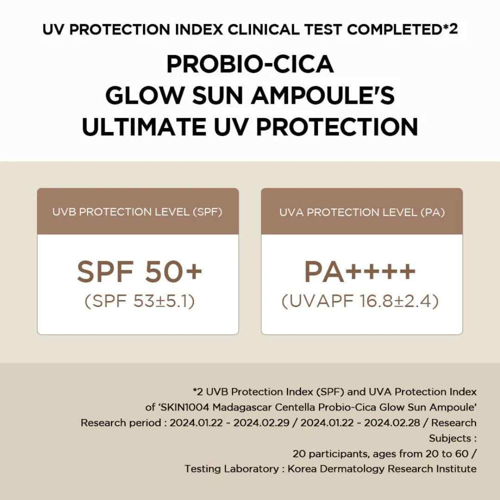 skin1004 probio cica glow sun ampoule lebanon