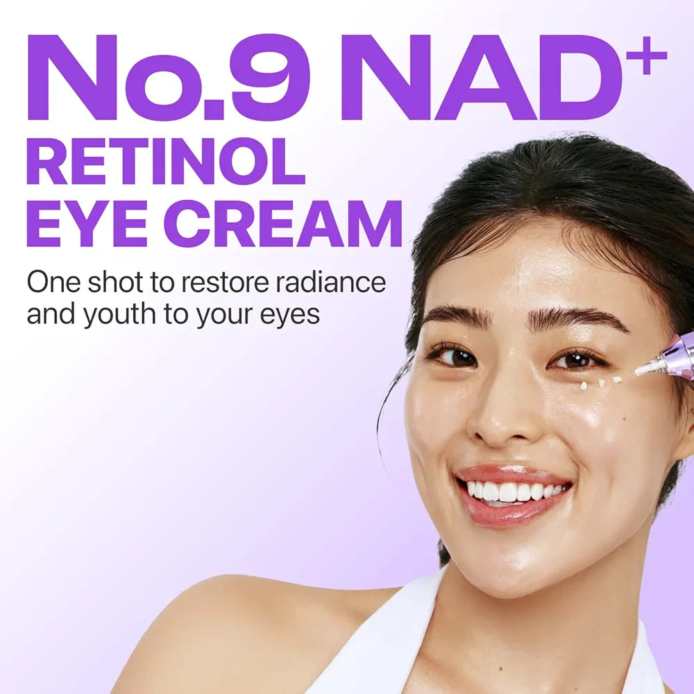 NUMBUZIN No.9 NAD+ Retinol Volumetox Eye Cream Korean anti-aging eye cream in Lebanon.