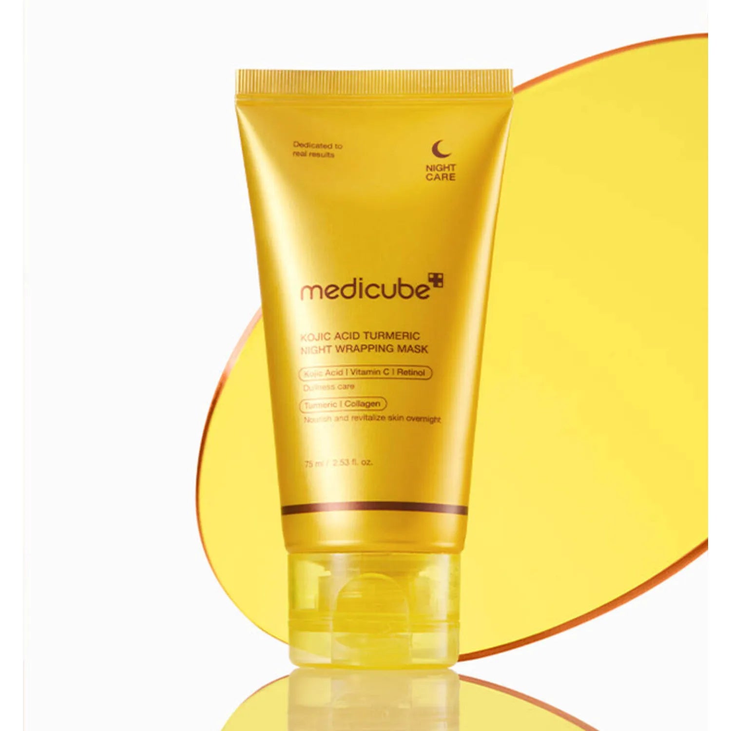 MEDICUBE Kojic Acid Turmeric Night Wrapping Mask Lebanon Korean overnight brightening skincare mask