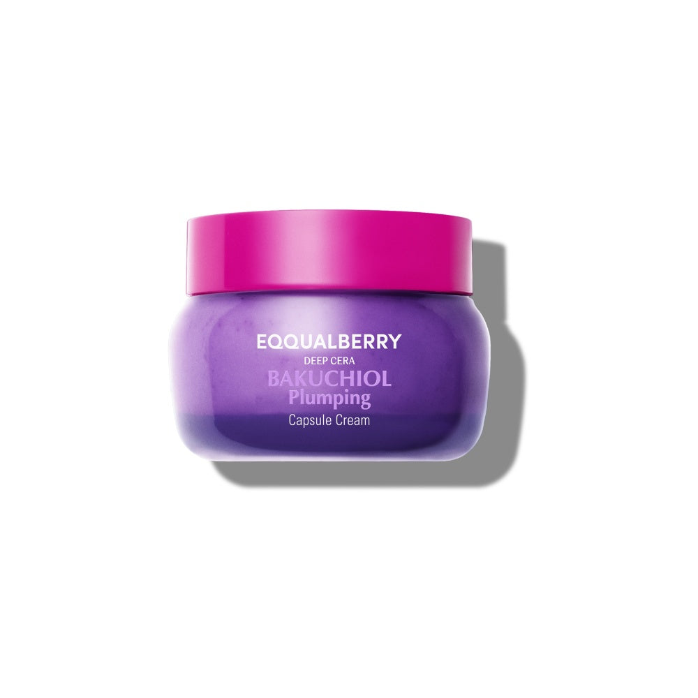 EQQUALBERRY Bakuchiol Plumping Capsule Cream Lebanon Korean anti aging moisturizer plumping skincare