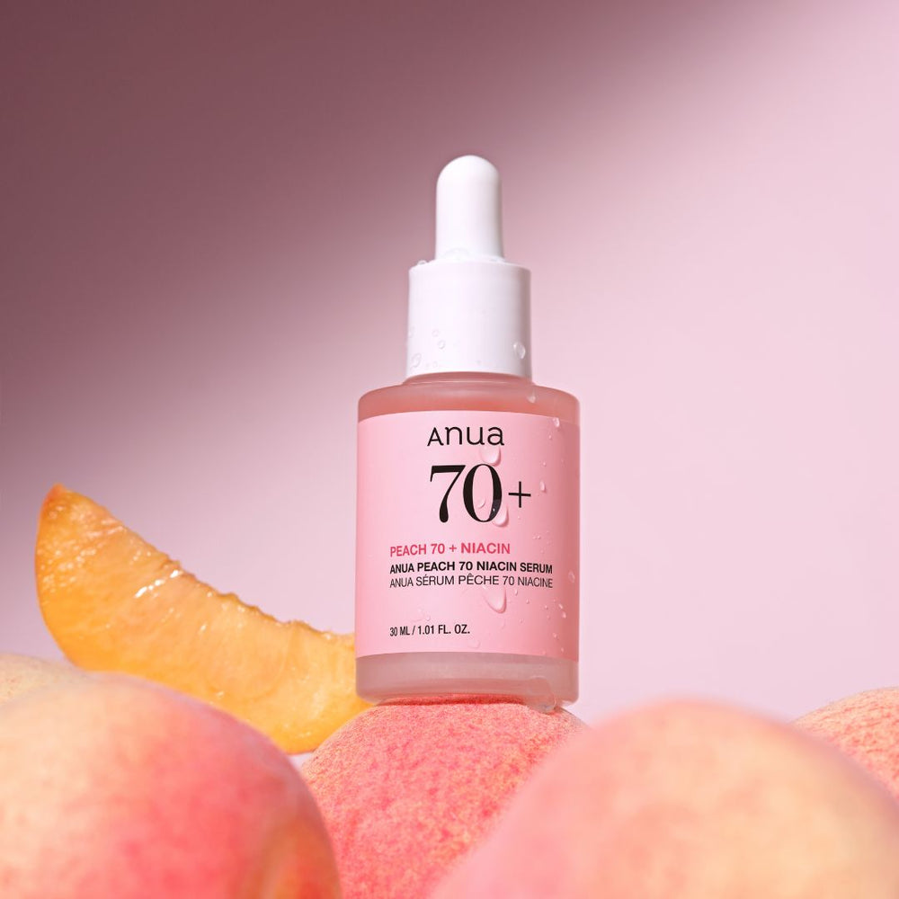 ANUA Peach 70% Niacinamide Serum Lebanon Korean brightening skincare serum glow skin