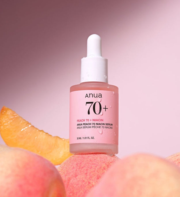ANUA Peach 70% Niacinamide Serum Lebanon Korean brightening skincare serum glow skin