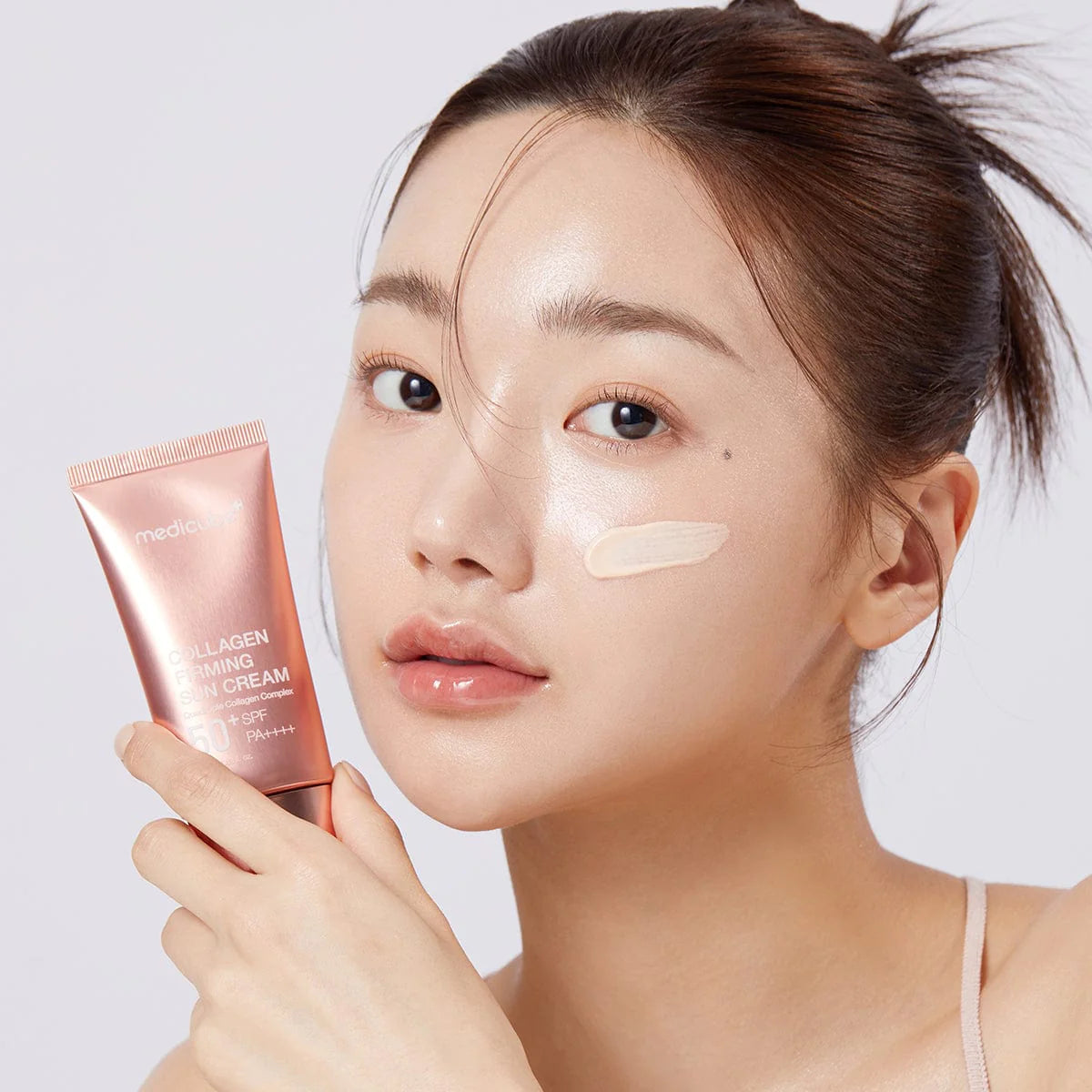 Medicube Collagen Firming Sun Cream SPF50+ in Lebanon – lightweight SPF for firm, hydrated glow and strong sun protection