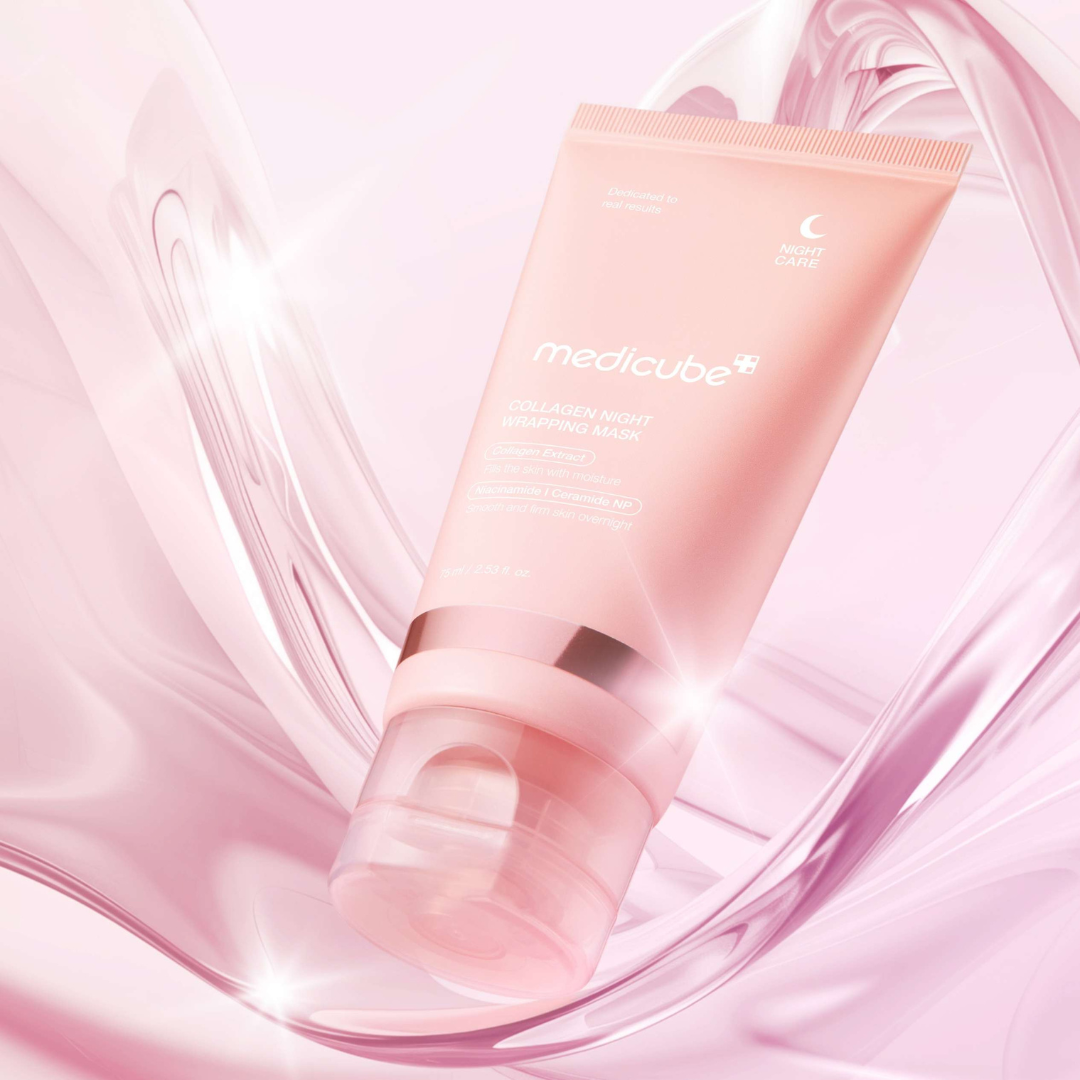 MEDICUBE Collagen Night Wrapping Mask Lebanon Korean overnight firming sleeping mask collagen skincare glow