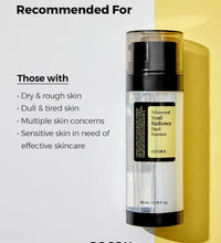 COSRX Advanced Snail Radiance Dual Essence Lebanon Korean hydrating repairing skincare essence glow