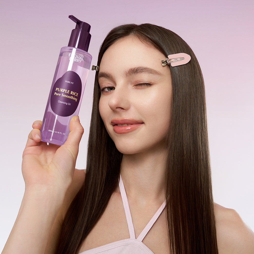 eqqualberry purple rice pore smoothing cleansing oil lebanon