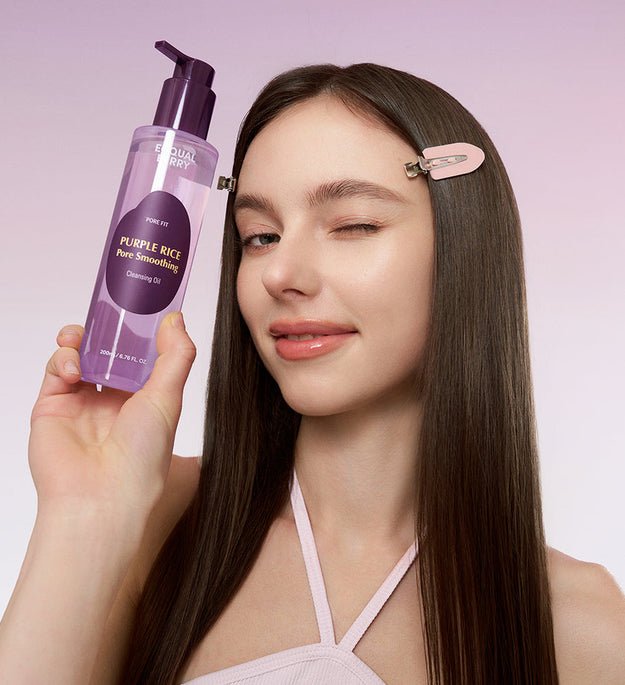 eqqualberry purple rice pore smoothing cleansing oil lebanon